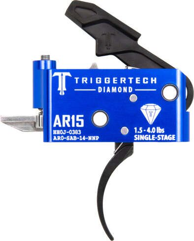 Triggertech AR15 1-Stage Diamond Pro Curved Black