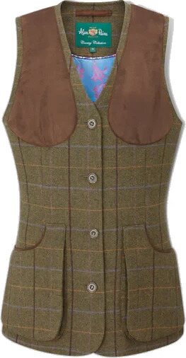 Alan Paine Combrook Ladies Shooting Waistcoat Hazel