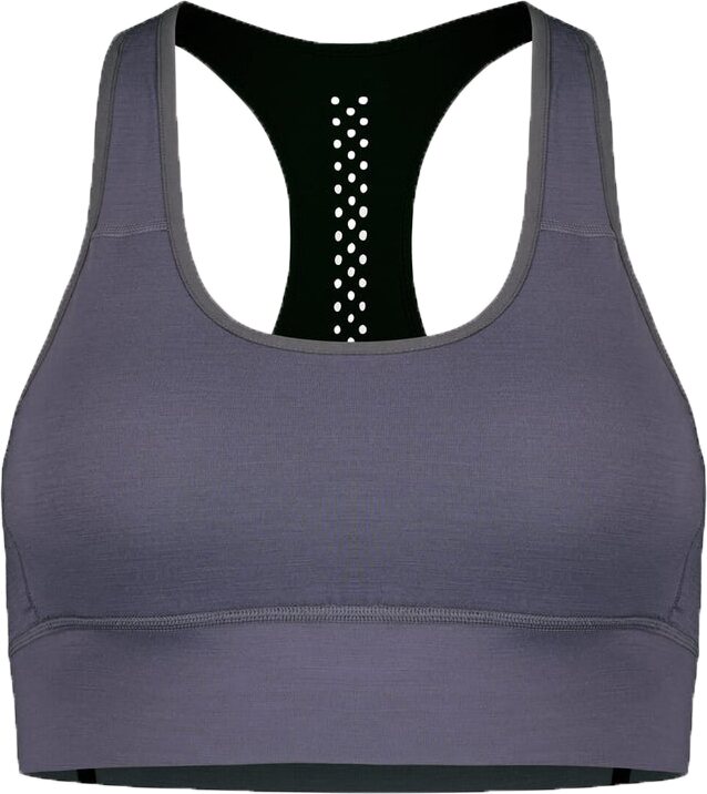 Mons Royale Stratos Merino Shift Sports Bra Womens Shark