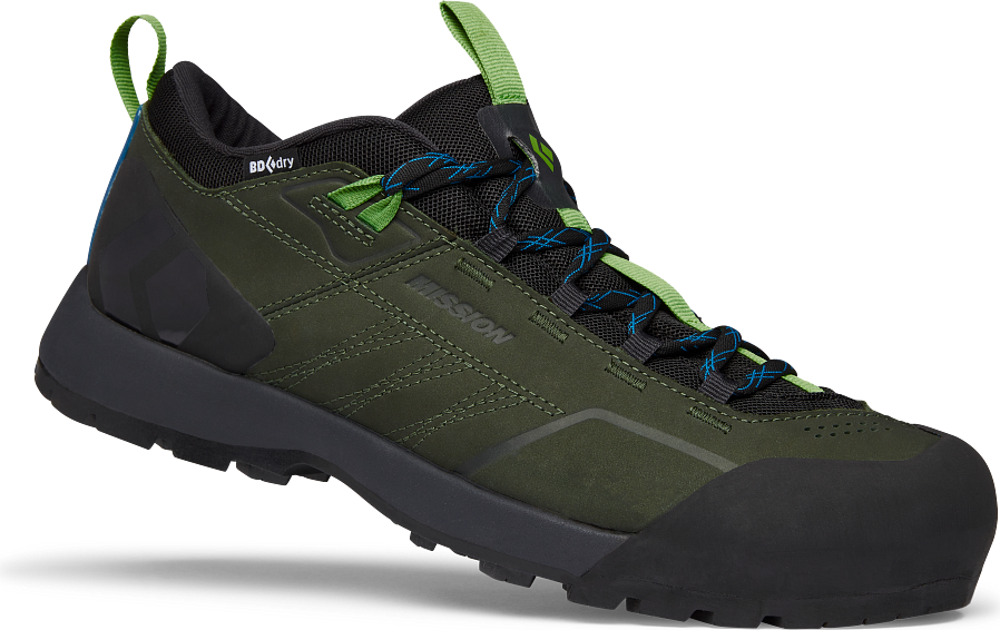 Black Diamond Mission Leather Low Waterproof Mens Cypress / Black