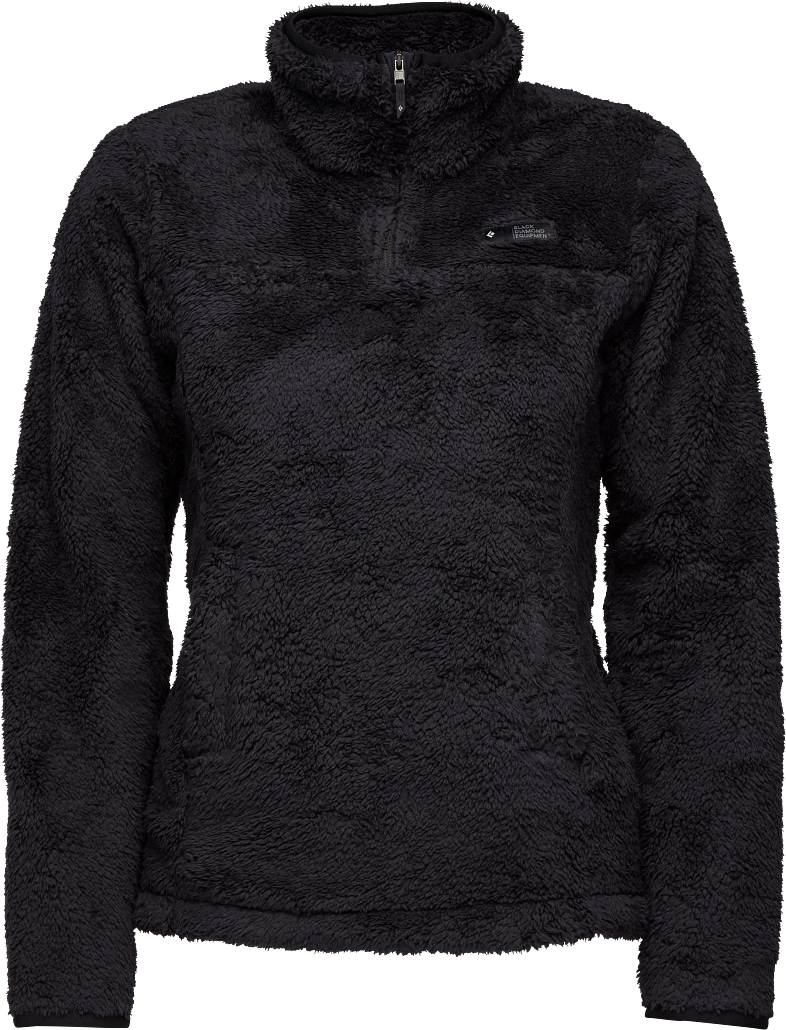 Black Diamond Roadie Quarter Zip Fleece Womens Black