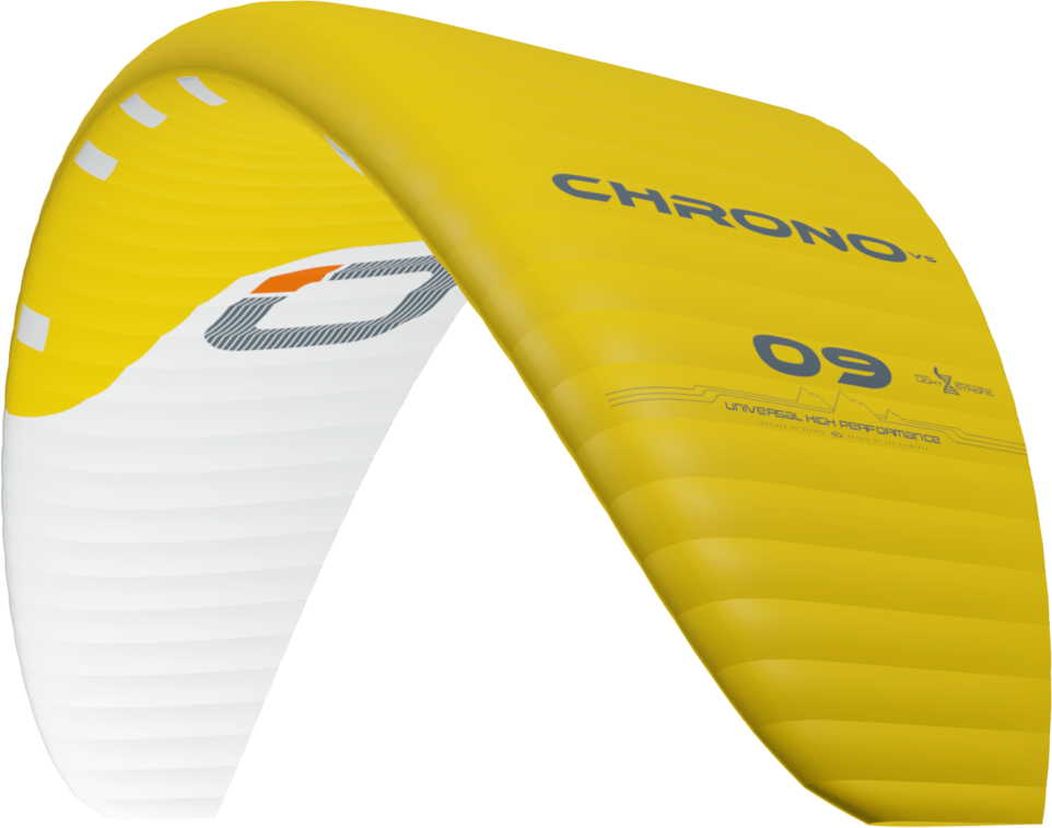 Ozone Chrono V5 Kite Only 9m² Yellow / White