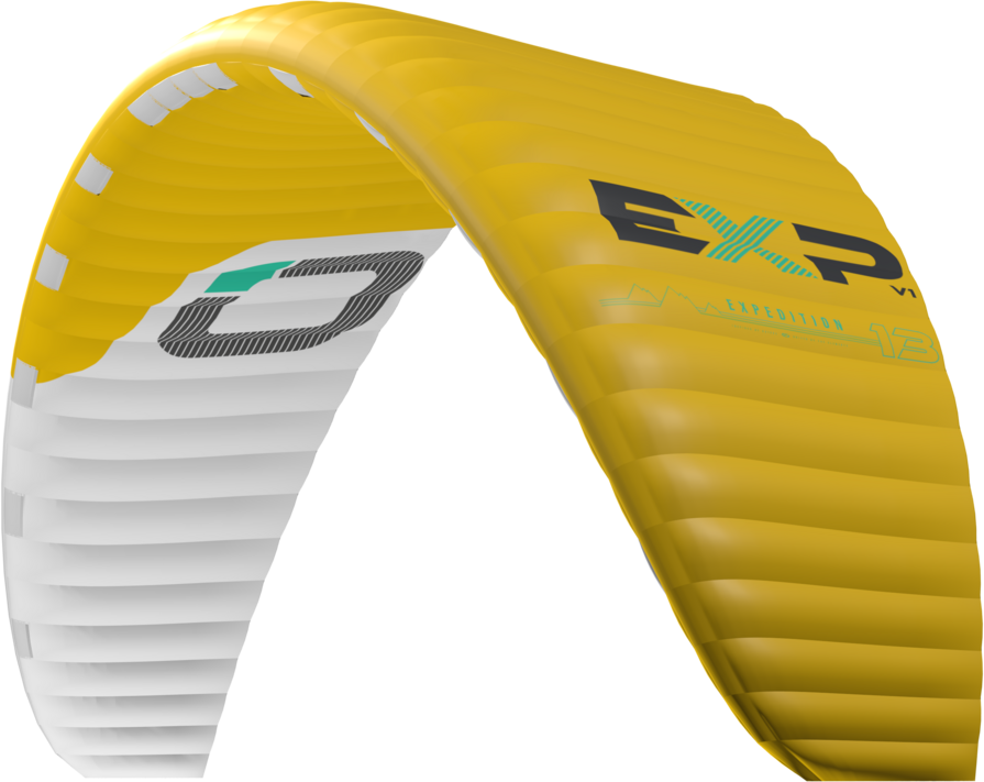 Ozone EXP V1 Kite Only 11m² Yellow / White