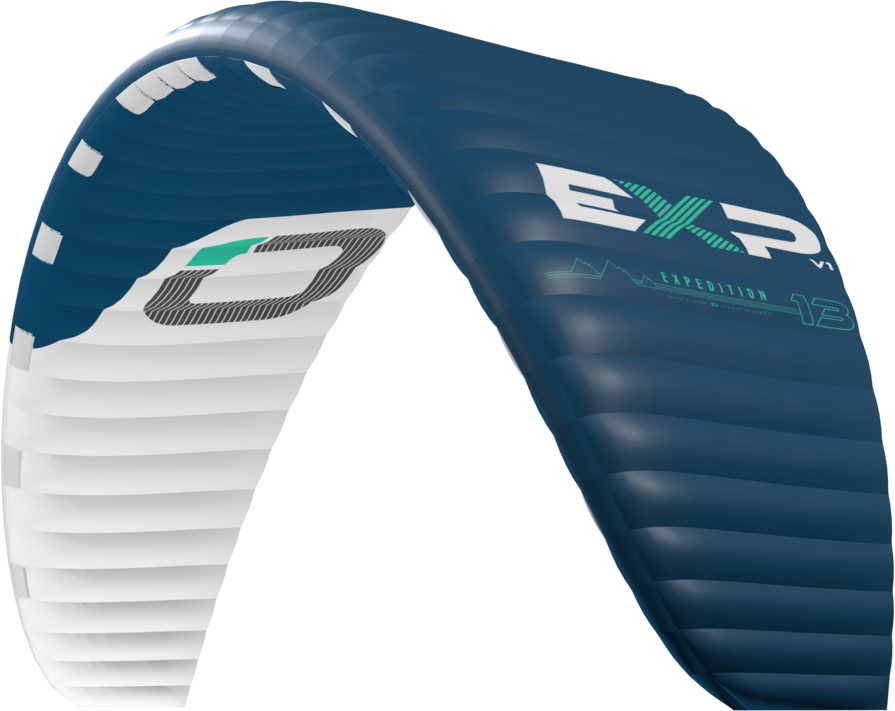 Ozone EXP V1 Kite Only 15m² Slate Blue / White