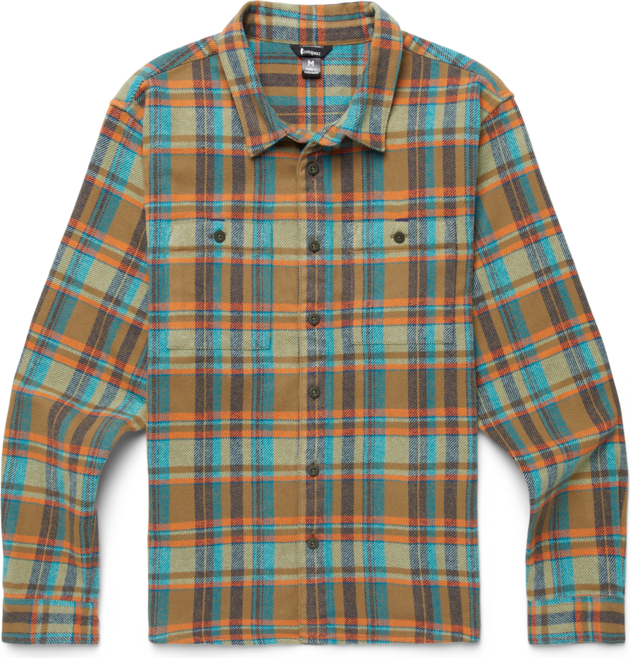 Cotopaxi Mero Organic Flannel Shirt Mens Oak Plaid