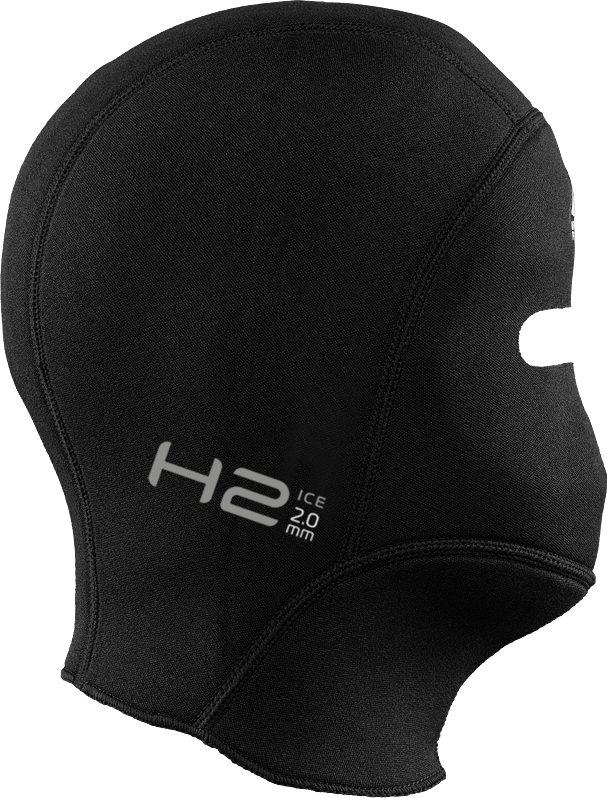 Waterproof H2 2mm Icehood Black