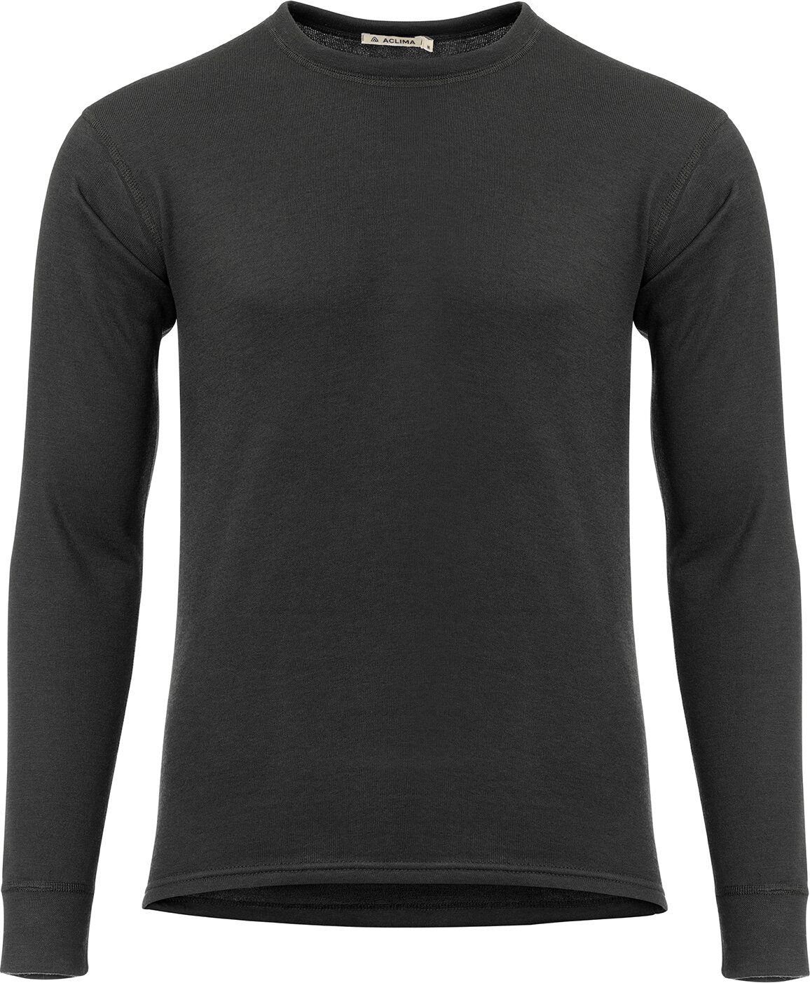 Aclima WoolTerry Crew Neck Mens Jet Black