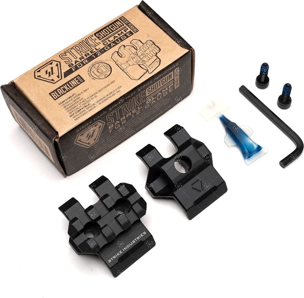Strike Industries Barrel Clamp for 12-Gauge Black