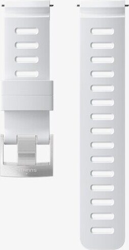 Suunto 24 mm Dive 1 -silikoniranneke White Steel