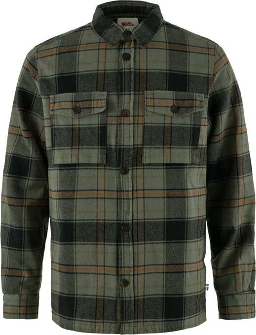 Fjällräven Övik Lite Padded Shirt Mens Deep Forest / Black (662-550)