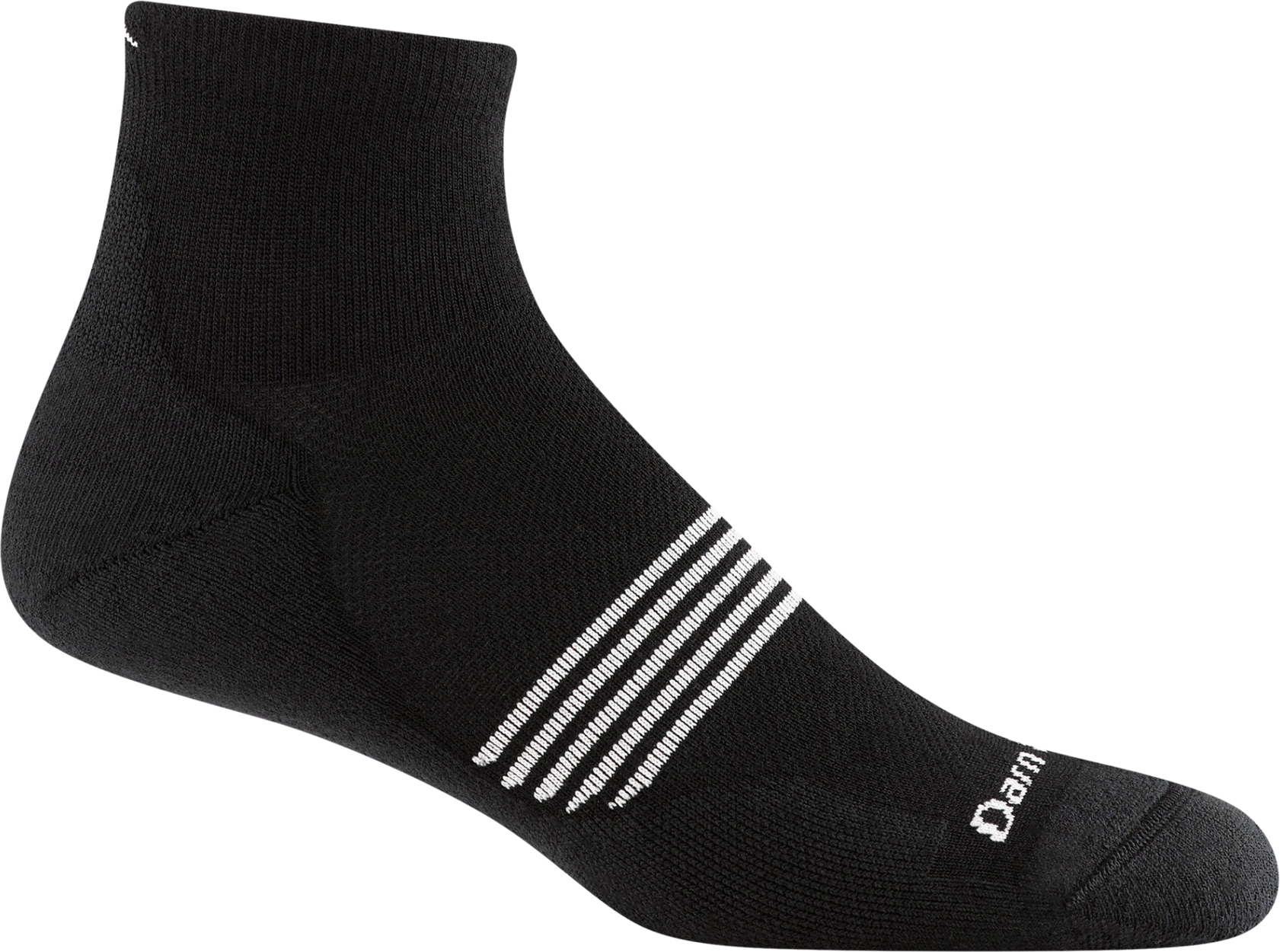 Darn Tough Element 1/4 Lightweight with Cushion Merino Mens Black