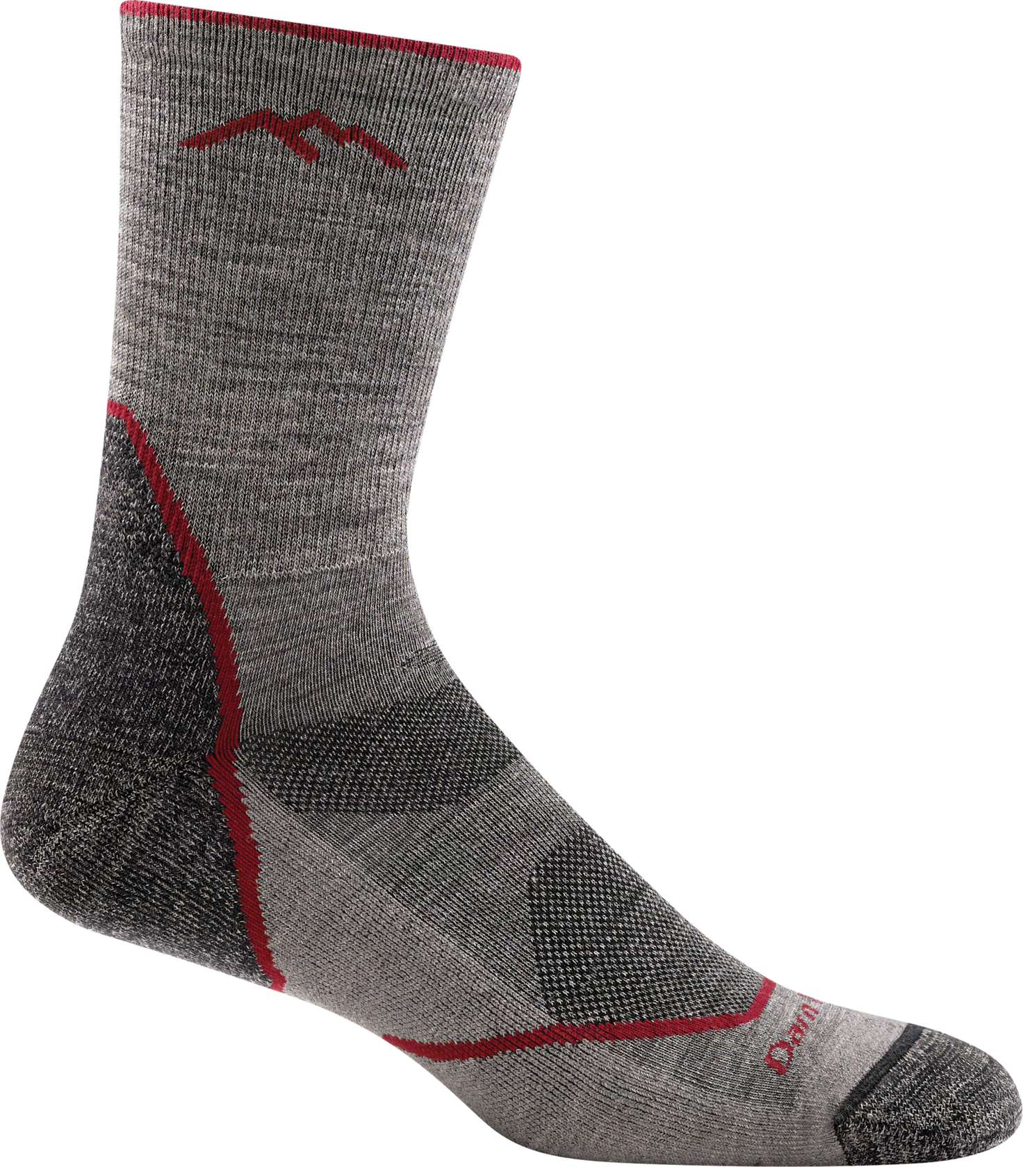 Darn Tough Light Hiker Micro Crew Mens Taupe