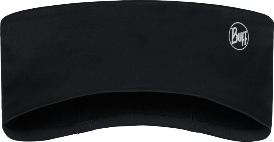 Buff Windproof Headband Grey Logo Black