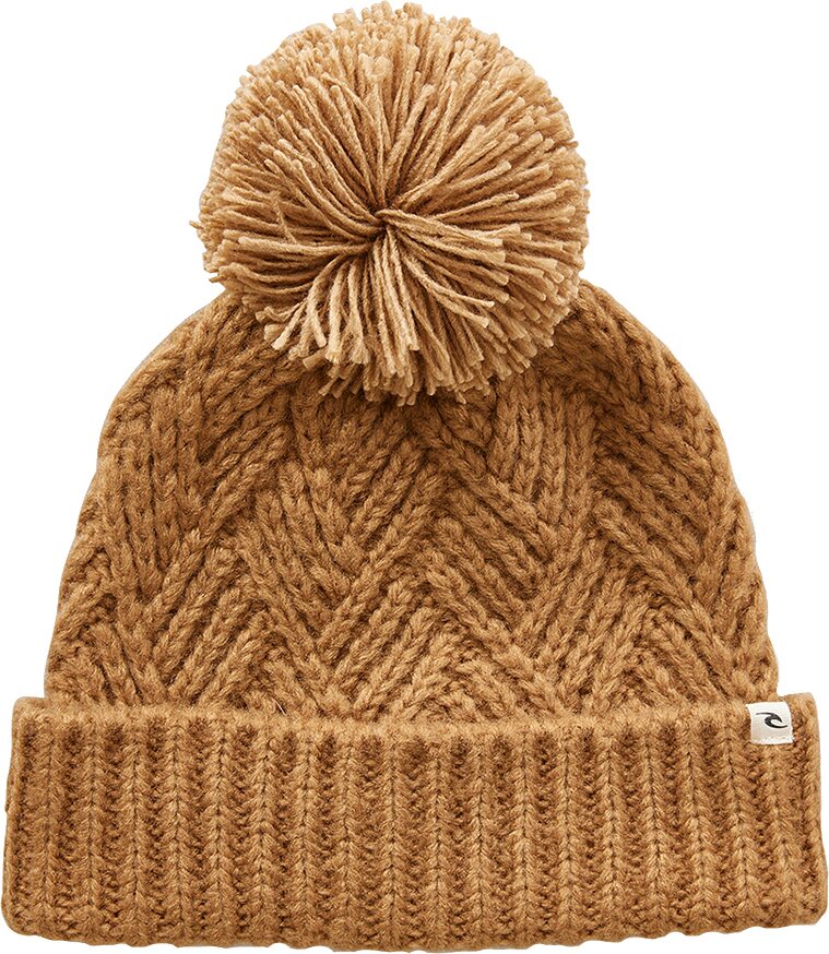Rip Curl Groundswell Pom Pom Beanie Sand