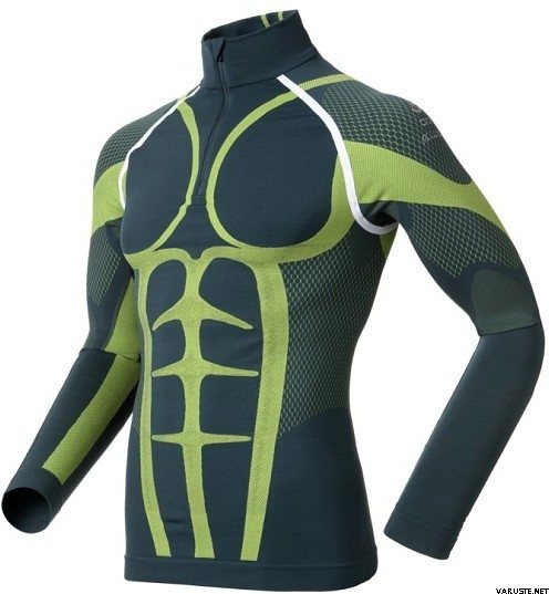 Odlo Björndalen Race Suit Men 2013 Deep Teel - Macaw Green