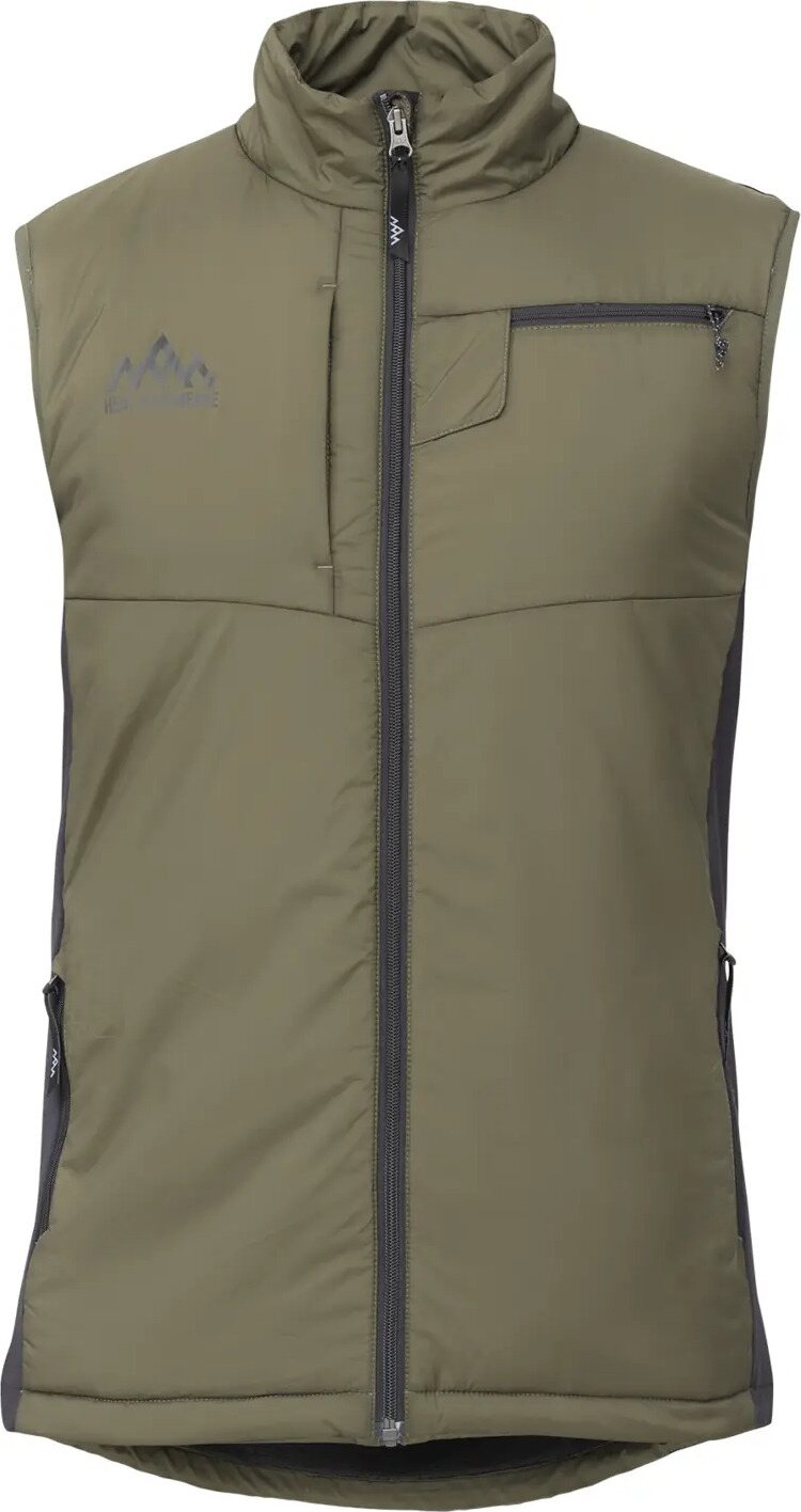 Heat Experience Heated Hunting Vest Mens Green / Black