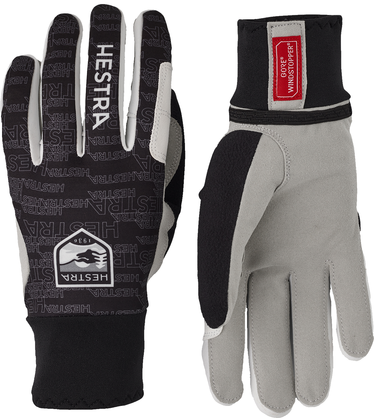 Hestra Windstopper Active Grip Black Print