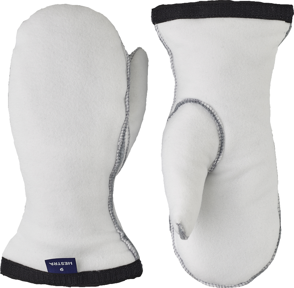 Hestra Heli Ski Liner Mitt White