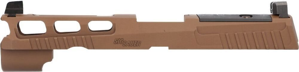 Sig Sauer P320 4.7" PRO-CUT SLIDE ASSEMBLY, SUPPRESSOR SIGHTS, OPTIC READY Coyote