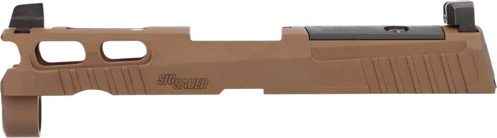 Sig Sauer P320 3.9" PRO-CUT SLIDE ASSEMBLY, SUPPRESSOR SIGHTS, OPTIC READY Coyote