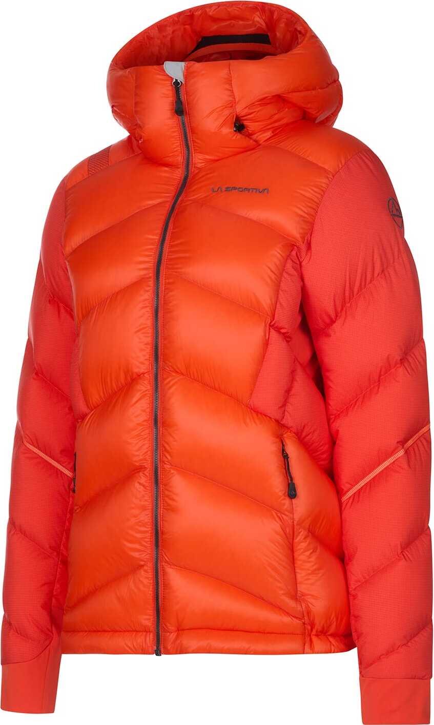 La Sportiva Supercouloir 1000 Down Jacket Womens Cherry Tomato/Carbon