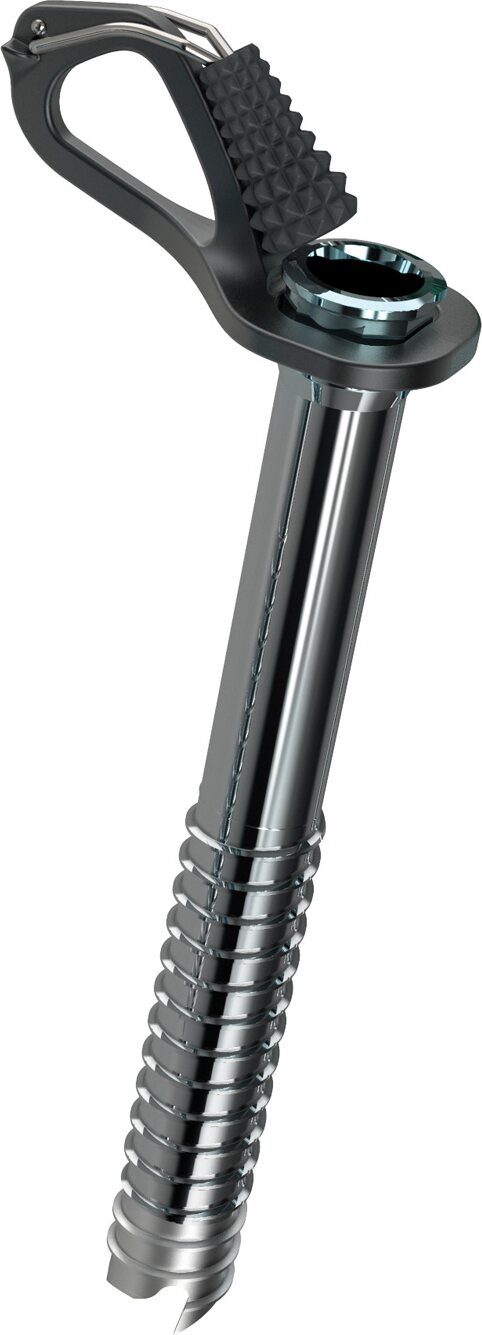 Blue Ice Aero Lite Ice Screw Grey - 19cm