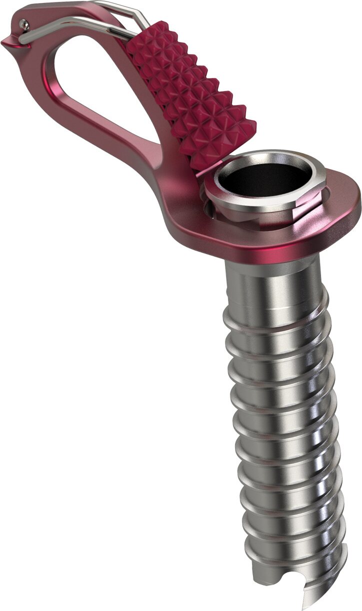 Blue Ice Aero Ice Screw Red - 10cm