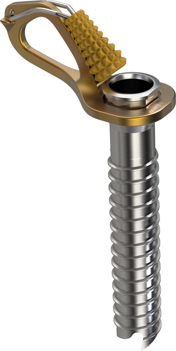 Blue Ice Aero Ice Screw Yellow - 13cm