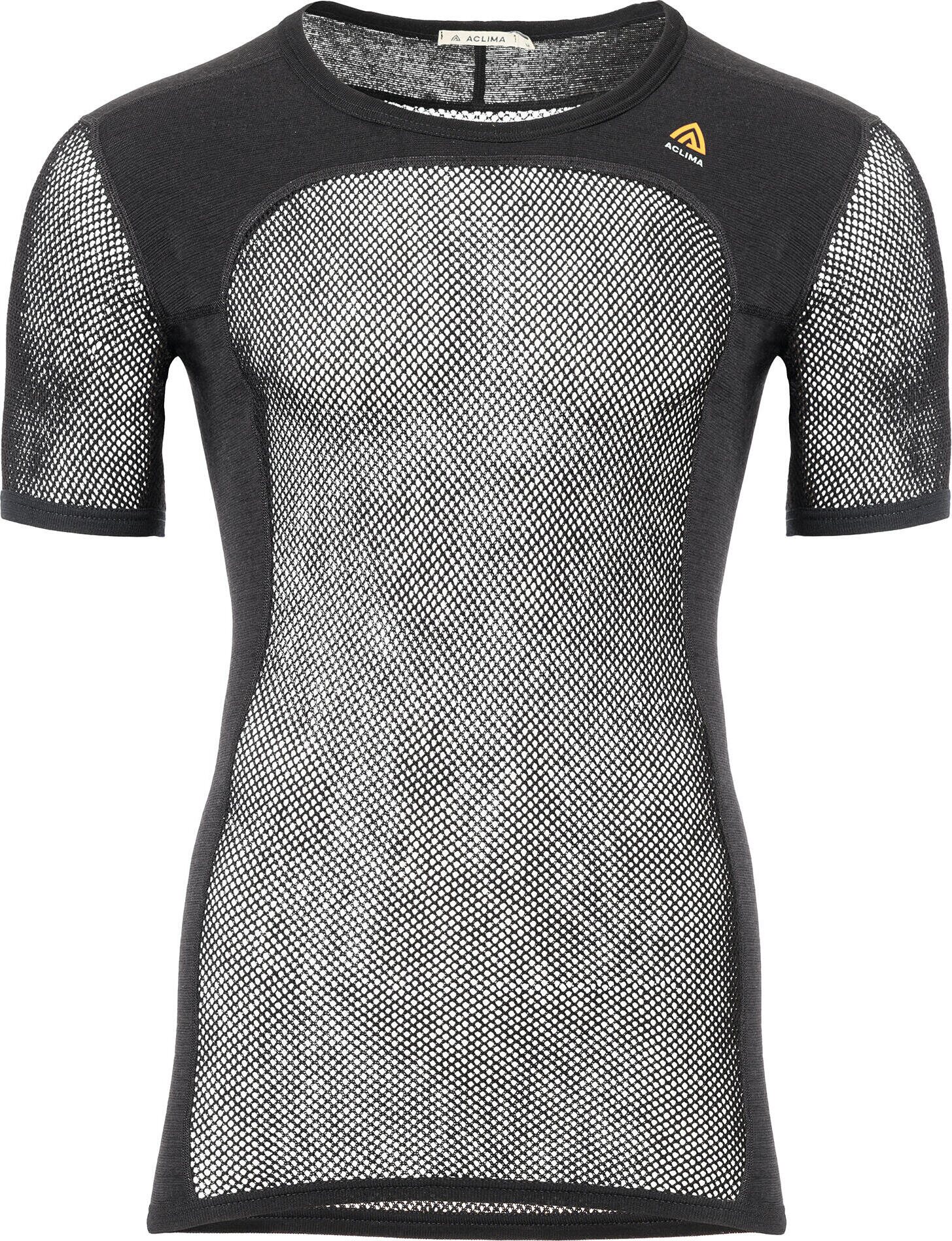 Aclima Woolnet T-Shirt Mens Jet Black