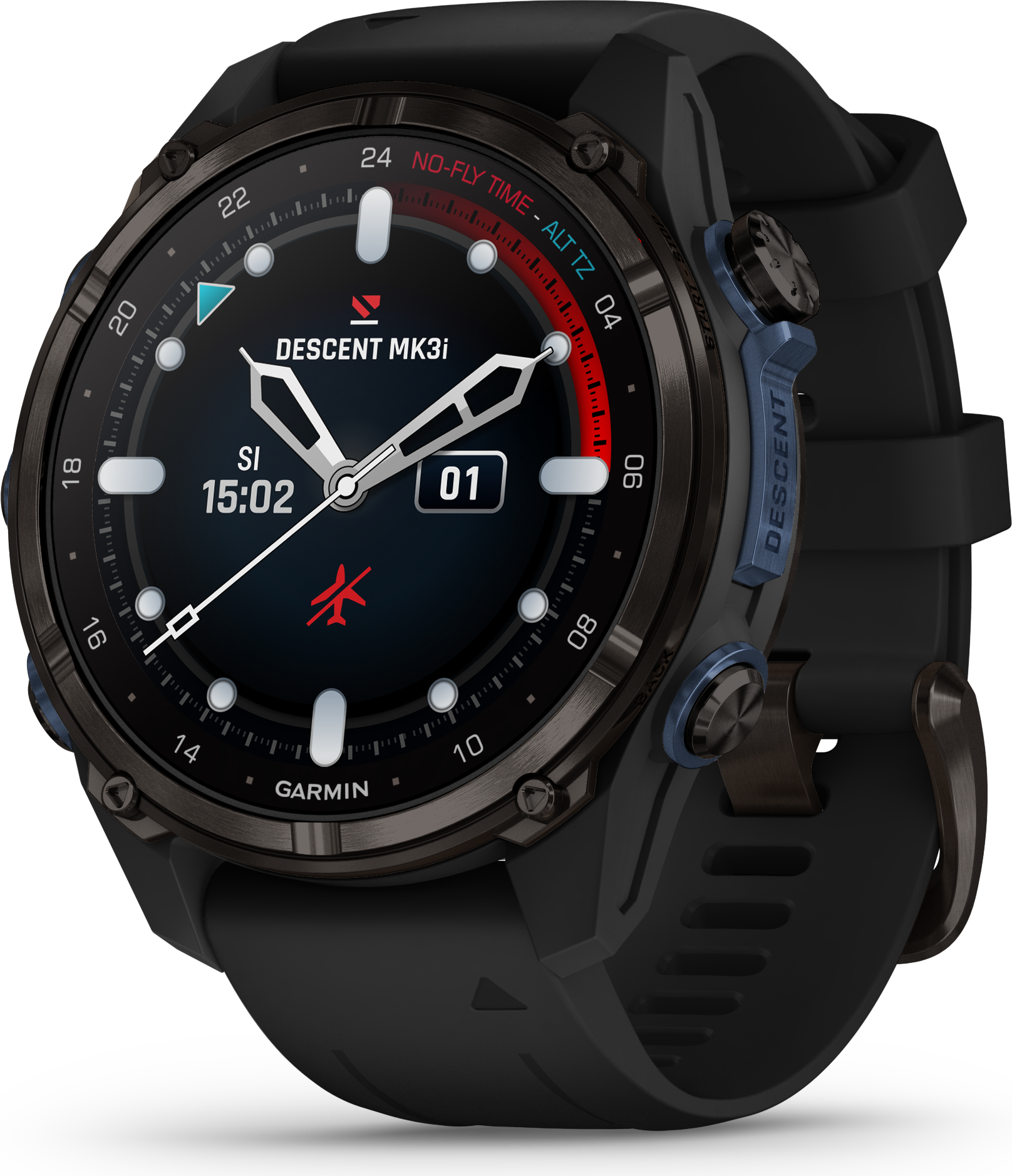 Garmin Descent Mk3i - 43 mm Carbon Gray DLC Ti/Black