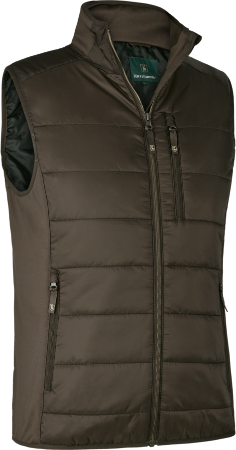 Deerhunter Heat Padded Waistcoat Mens Wood