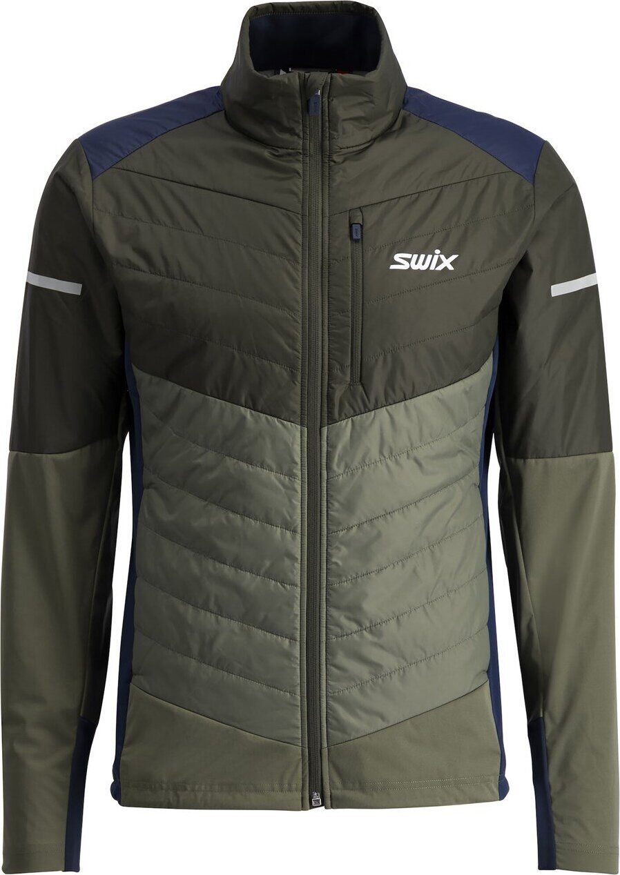 Swix Dynamic Hybrid Insulated Jacket Mens Olive / Dark olive