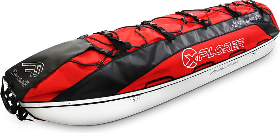 Fjellpulken Expedition Xplorer 168 cm Red/White