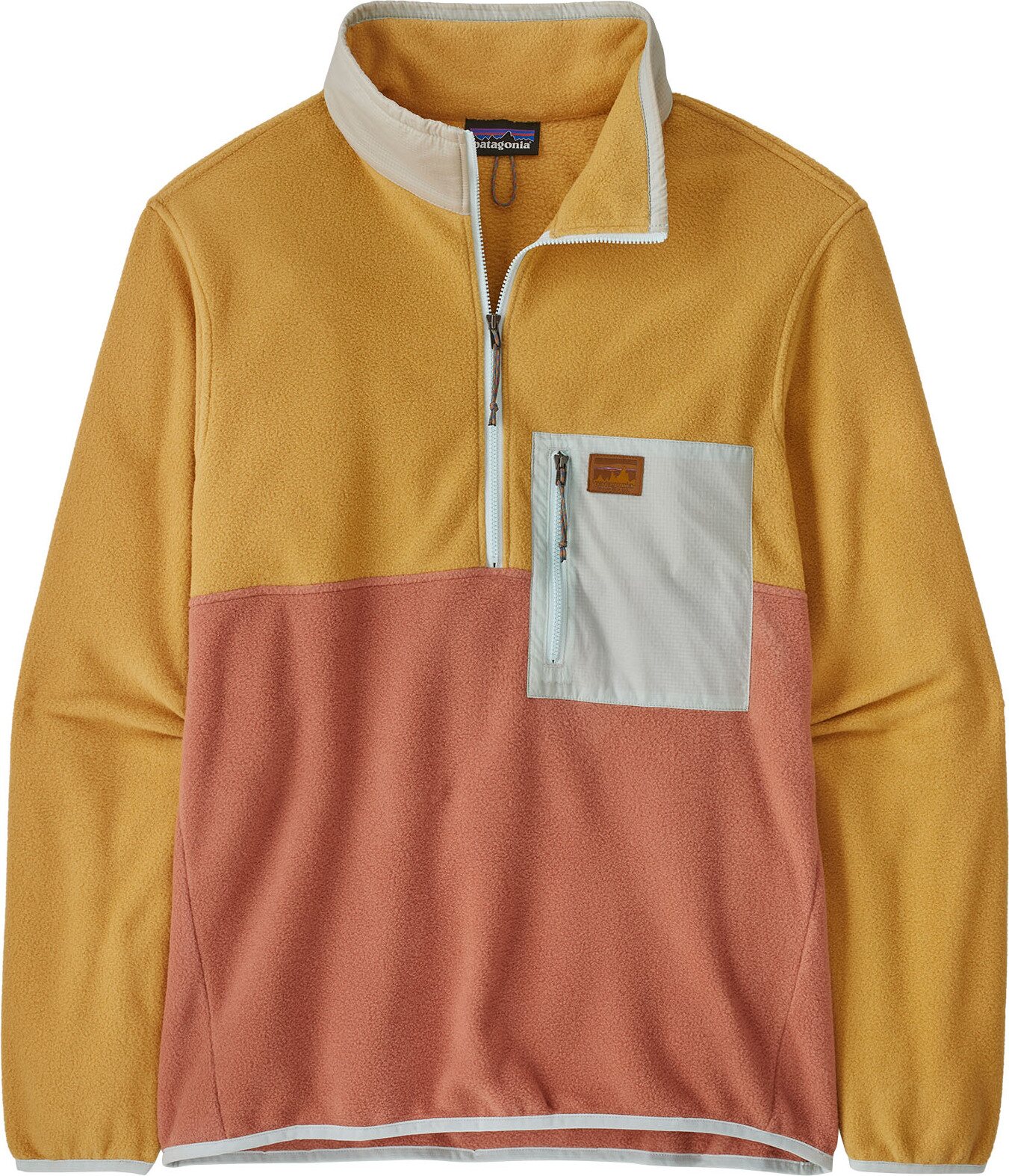 Patagonia Microdini 1/2 Zip Pullover Mens Sienna Clay