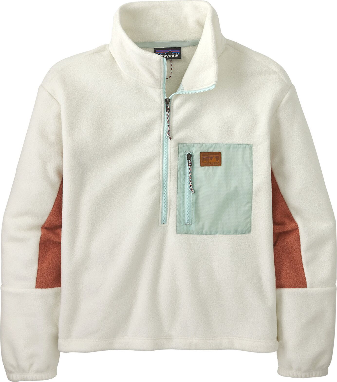 Patagonia Microdini 1/2 Zip Pullover Womens Birch White