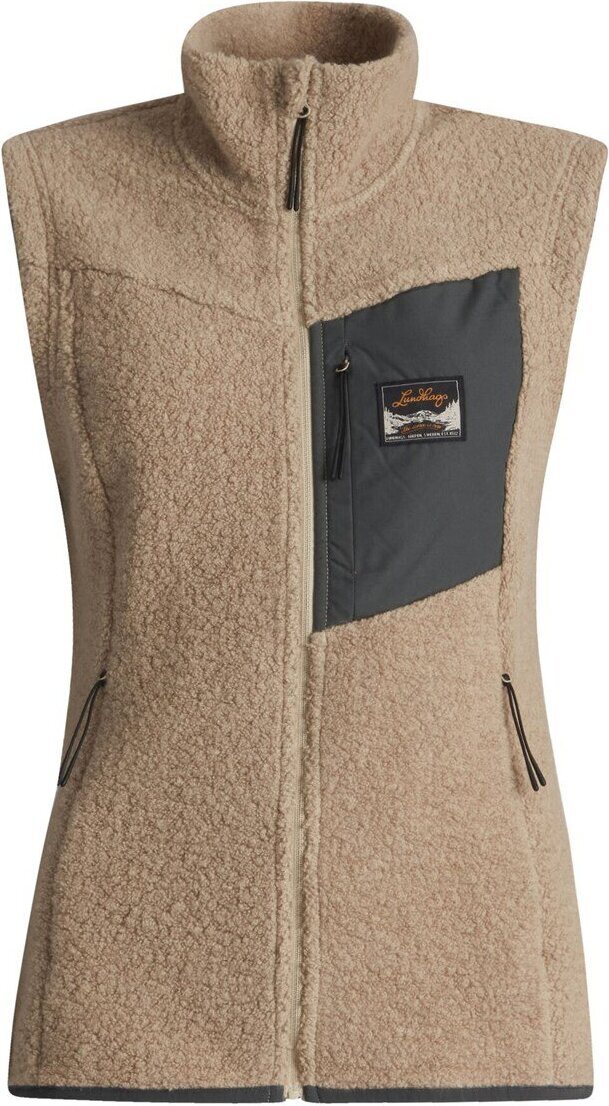 Lundhags Flok Wool Pile Vest Womens Sand (02300)