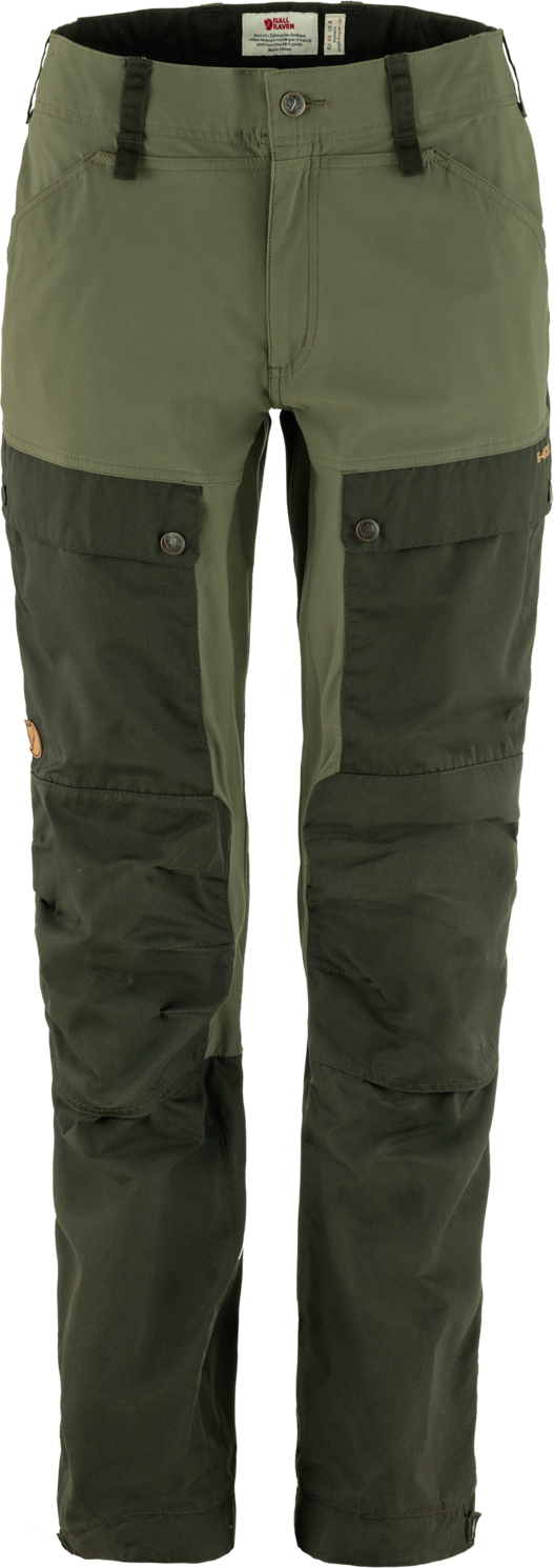 Fjällräven Keb Trousers Curved Womens Deep Forest / Laurel Green (662-625)