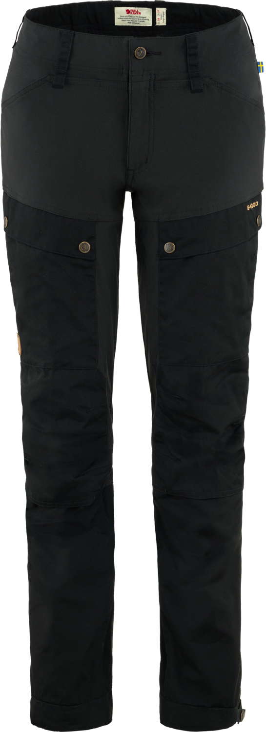Fjällräven Keb Trousers Curved Womens Black (550)