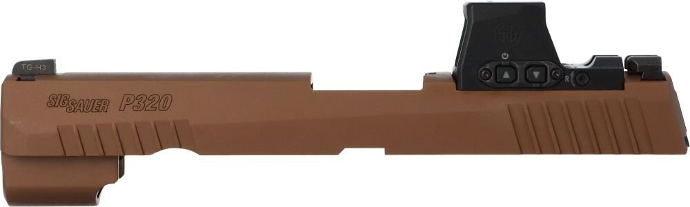 Sig Sauer P320 FULL-SIZE SLIDE ASSEMBLY, 4.7IN, ROMEO-X Coyote