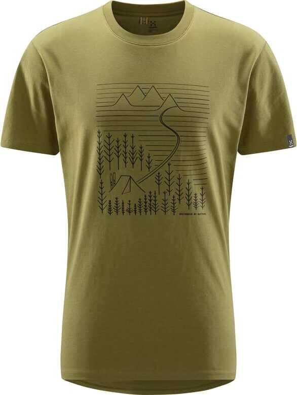 Haglöfs Camp Tee Mens Olive Green