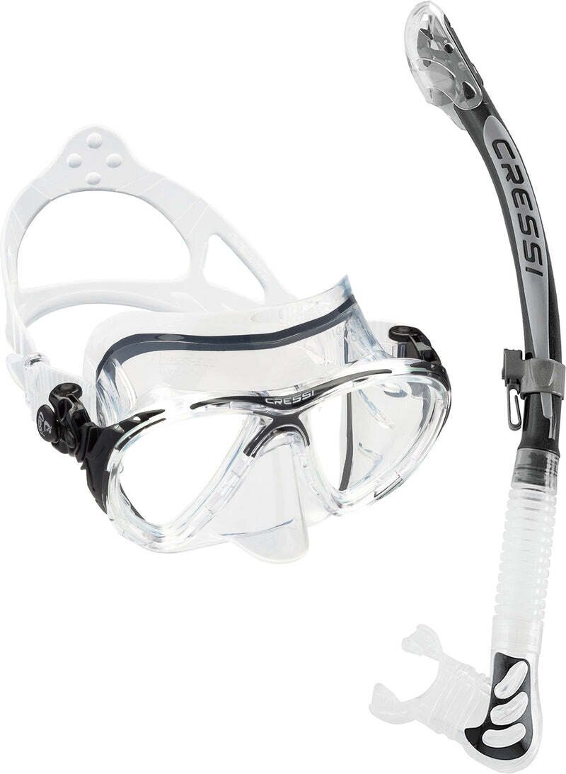 Cressi Big Eyes Evo + Alpha Ultra Dry Black