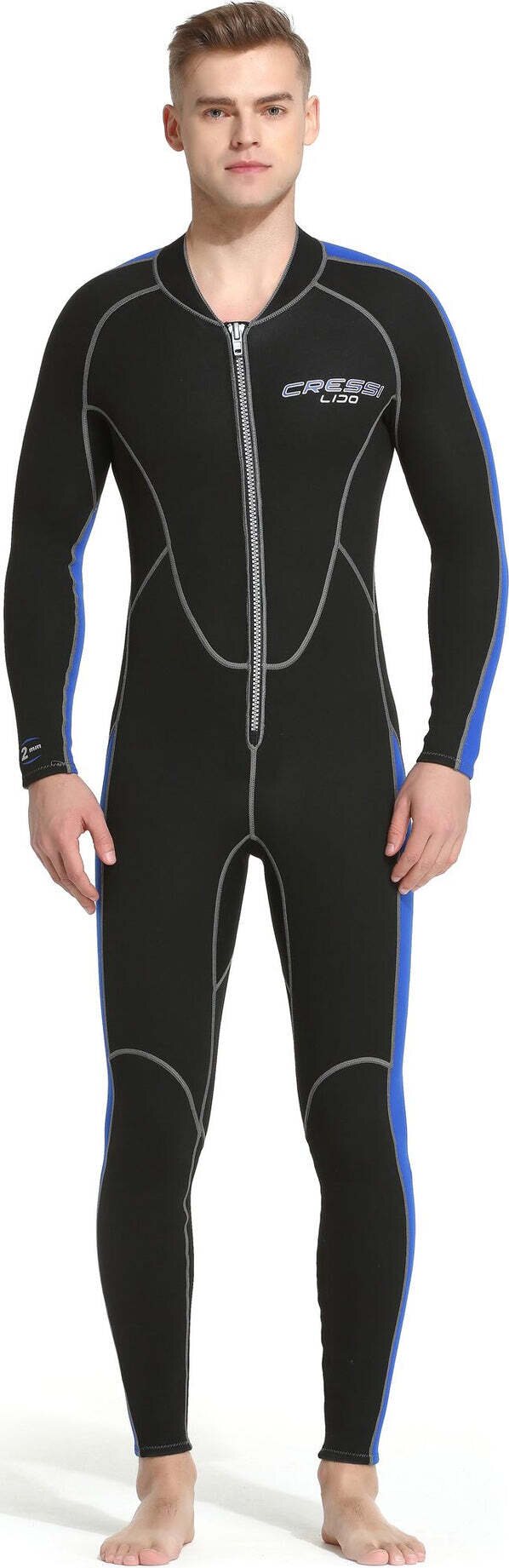 Cressi Lido Wetsuit 2 mm Mens Black / Blue