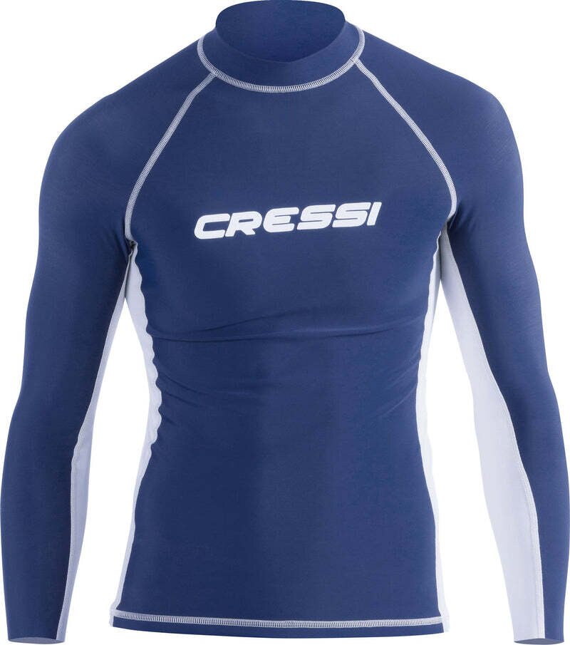 Cressi Rashguard Long Sleeves Mens Blue