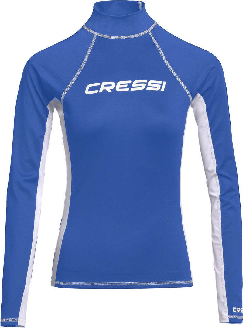 Cressi Rashguard Long Sleeves Womens Blue