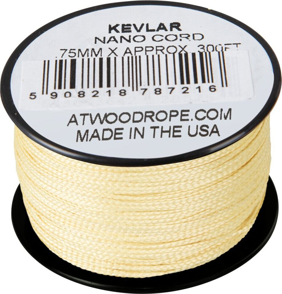 Atwood Rope Nano Kevlar Cord 0,75mm (300ft) Yellow