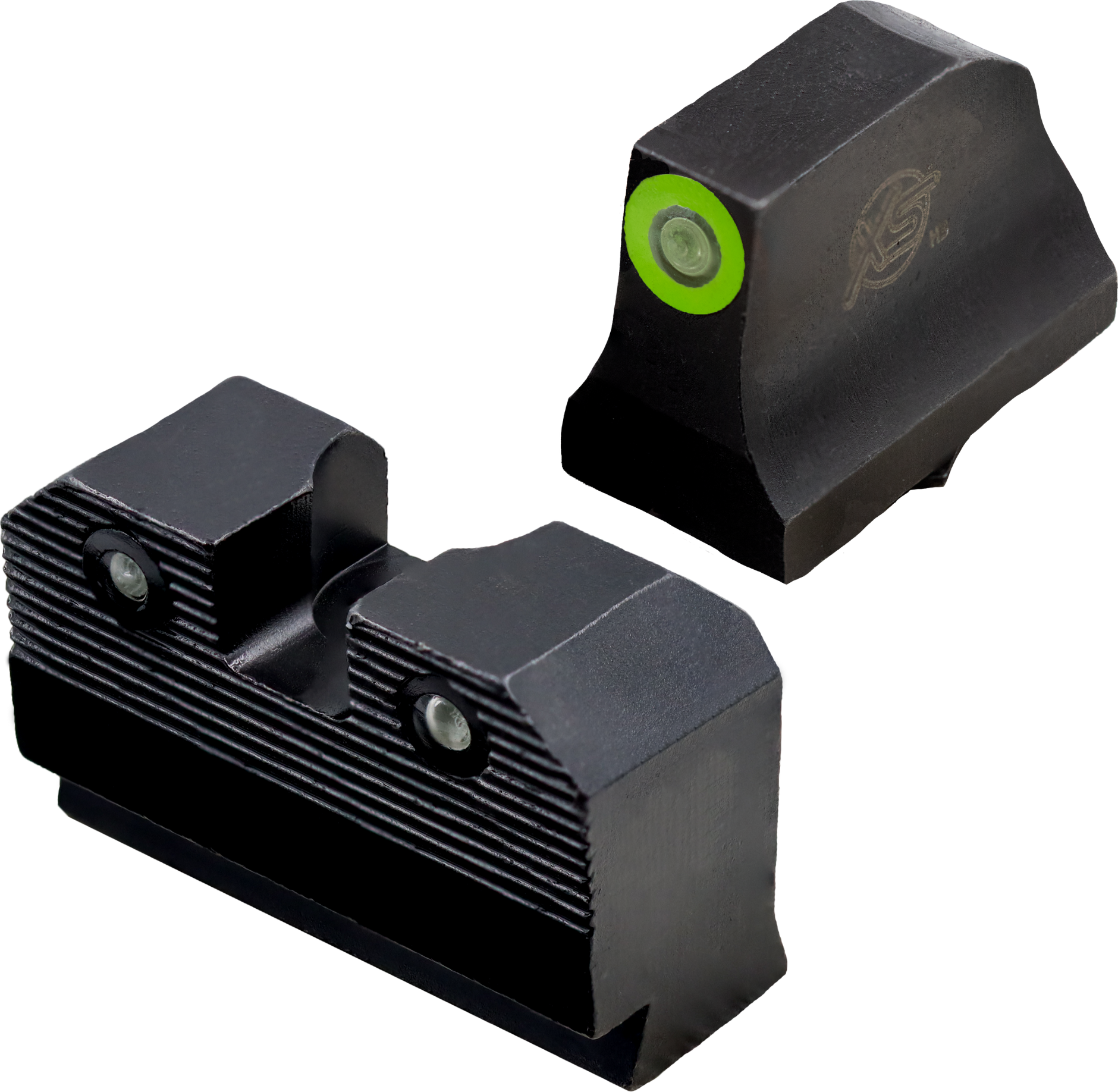XS Sights R3D 2.0 Night Sights fits Glock, Suppressor Height Green