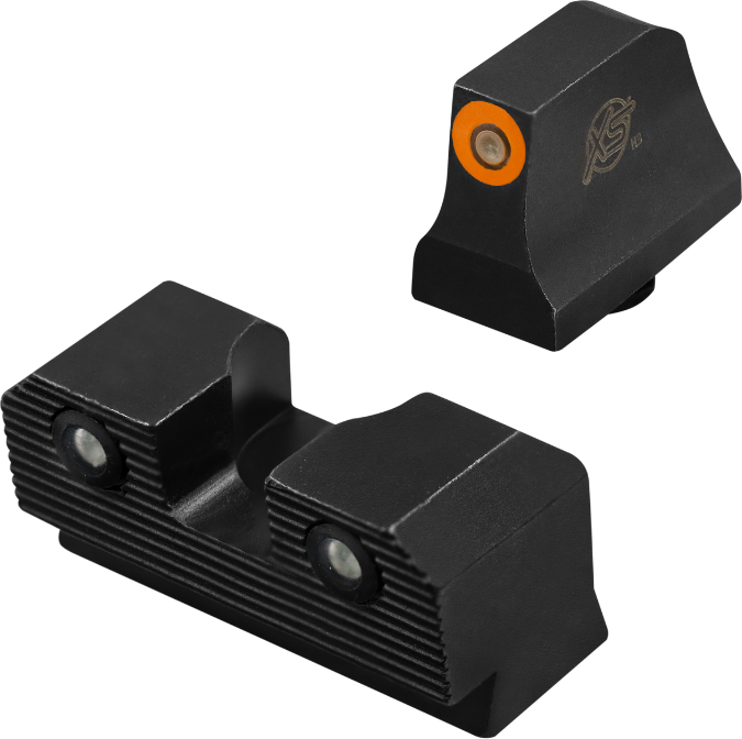 XS Sights R3D 2.0 Night Sights fits Glock, Suppressor Height Orange