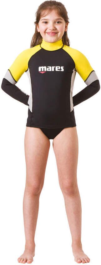 Mares Rash Guard UPF Block 80+ Junior Yellow