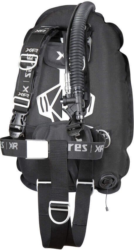 Mares XR-Rec Trim Single Backmount Set Black