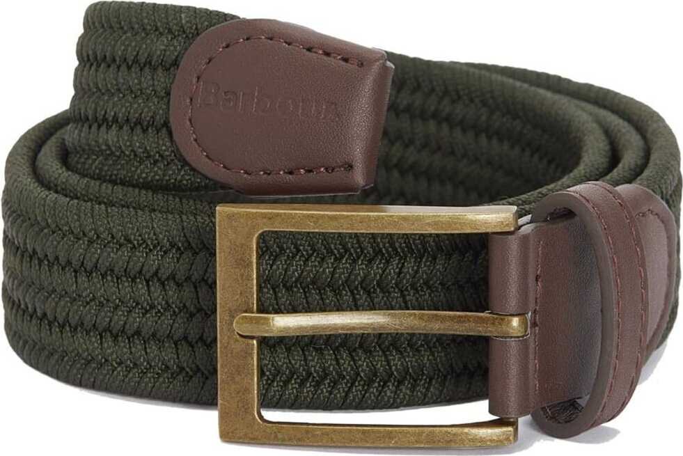 Barbour Nevis Webbing Belt Dark Olive